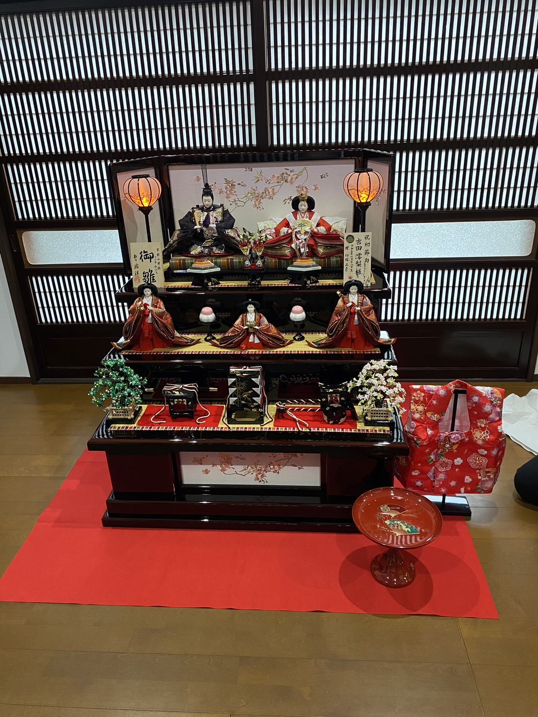 すごく素敵なお雛様をありがとう!(福井市 吉田様)