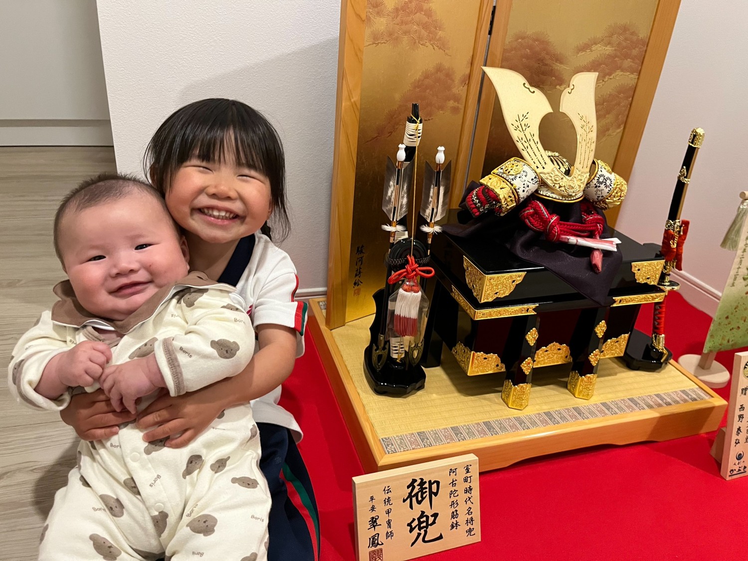 長女の雛人形も、かぶとさんで購入させていただきました(福井市 髙村様)
